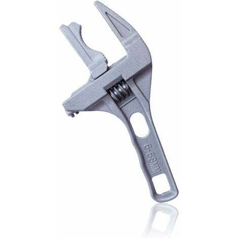 ZVD-Clé à Molette,Clé à Molette Grande Ouverture de Aluminium,6-68mm Clé de Salle de Bain,Clés Réglables pour Serrer Boulons d'écrous de Desserrage (1/4)