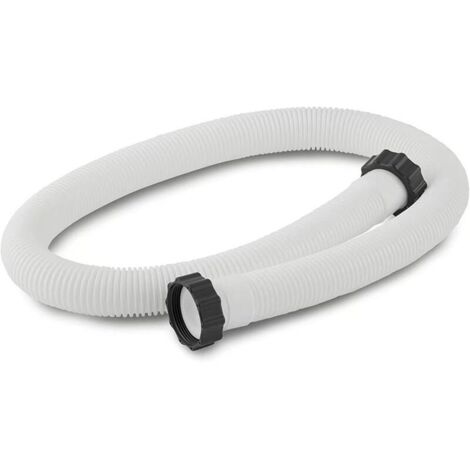 Lot de 2 tuyaux de rechange pour filtre de piscine Intex, diamètre 38 mm, tuyau de rechange avec écrous longueur 150 cm