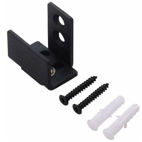 ZVD- Guide de sol pour porte de grange, guide de porte coulissante en bas, guide de porte coulissante de grange, guide de sol robuste pour porte coulissante, rails de porte de placard coulissants (1/4)