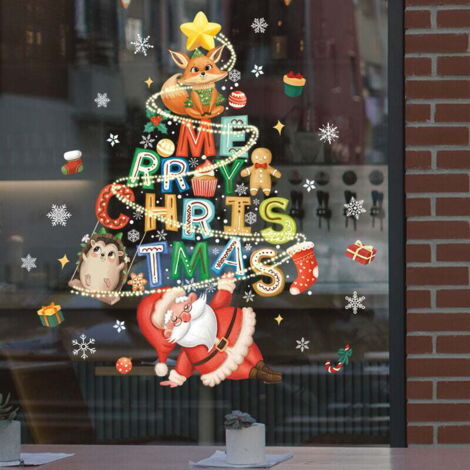 Deco Noel,Stickers Noel,Décoration De Noël,Fenetre NoëL Stickers Deco Noel,Stickers Noel,Décoration De Noël,Fenetre NoëL Stickers
