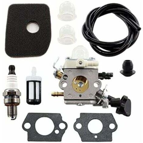 Kit de carburateur avec filtre à air et bougie d'allumage pour souffleur de feuilles Stihl BG86 SH56 SH56C SH86 SH86C BG86CE BG86Z BG86CEZ, remplace ZAMA C1M-S261B, référence 4241 120 0616.