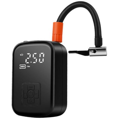 Compresseur à Air Portatif, 4000mAh Mini Pompe à Air Électrique 150PSI Gonfleur Pneus Voiture Rechargeable pour Vélo, Moto, Scoote, Balle