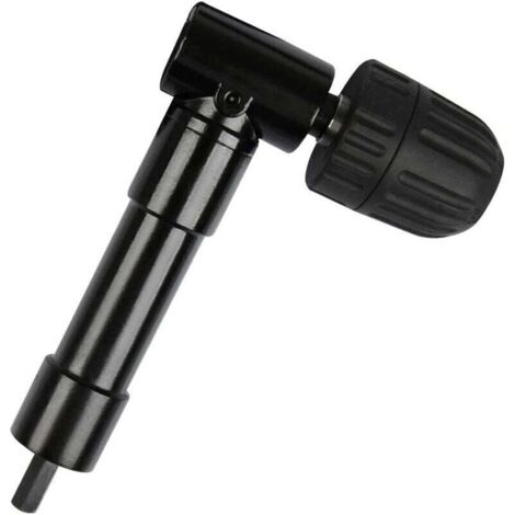 Perceuse à angle droit foret à angle de conversion perceuse à angle de 90 degrés perceuse électrique à angle droit à 90 degrés mandrin en plastique d'angle (1/4)