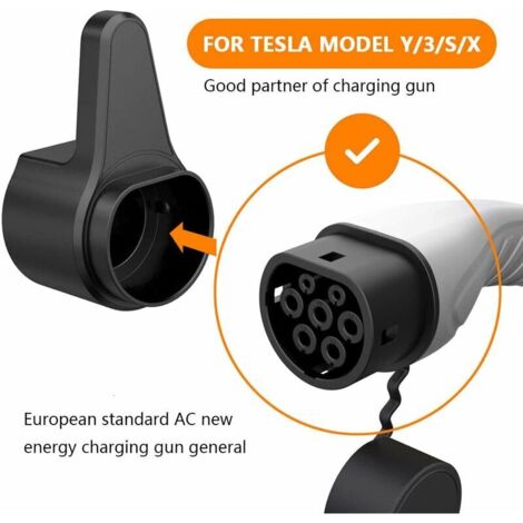 Egnio Support Mural Chargeur Véhicule Électrique - Support Résistant Aux Intempéries Pour Câbles Type 2 IEC 62196-2 Avec Kit De Montage