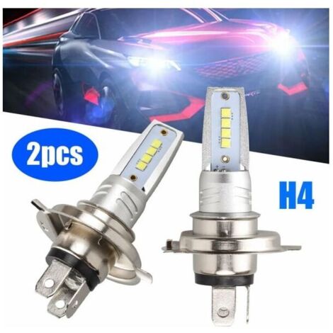 ZVD Eclairage pour voitureAmpoule de phare antibrouillard H4 LED pour voiture, 40W, 8000lm, feux de route et feux de croisement extrêmement lumineux (1/4)