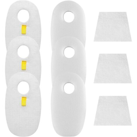 ZVD Filtres de rechange pour Shark Rocket DeluxePro TruePet HV319Q HV320 HV320C HV320W HV321 HV322 HV322Q HV324Q HV325 HV330 UV330 UV422 UV422CCO, 3 pièces de rechange pour filtre à vide en mousse et