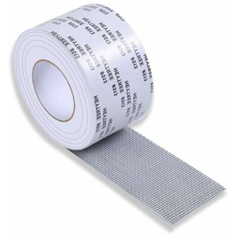 Ruban adhésif Répare moustiquaires fenetre en fibre de verre, 50mm x 2m Auto-adhésif avec Ruban Adhésif Réparation de Fenêtres et Moustiquaires rapidement les déchirures (1/4)