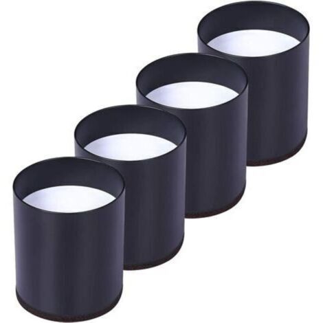 Set of 4 Carbon Steel Bed Leg Risers, Furniture Risers Add 5CM Height, Support 10000 lbs, Table, Chair or Sofa Risers, Space Saving for Desk and Bedding(black),