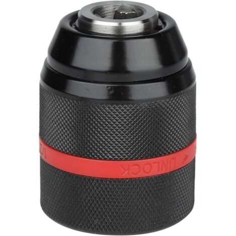 Mandrin de Perceuse, Mandrin sans clé, 1/2-20UNF 2-13mm Mandrin de perceuse à main sans clé à serrage, Mandrin Serrage Perceuse Sans Fil, Mandrin de perçage auto-serrant à des pour usages multiples