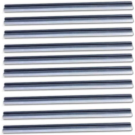 Lames de raboteuse de 3-1/4 pouces, paquet de 10 lames de raboteuse de 82 mm de remplacement pour Bosch, Makita, DeWalt, Wen 6530, Ryobi, Craftsman et autres raboteuses portables (HSS)
