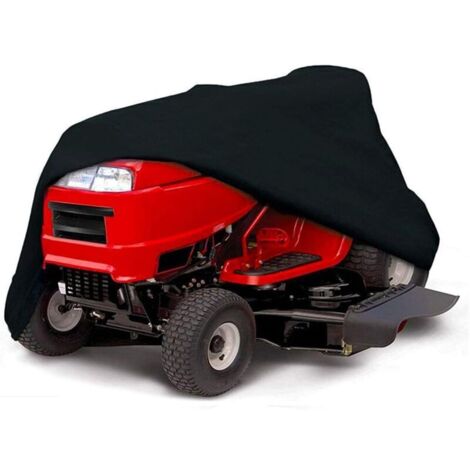 Housse de tondeuse à gazon, housse de tondeuse universelle étanche et résistante, housse de tondeuse à tracteur de protection UV, protection toutes saisons/intempéries (1/4)