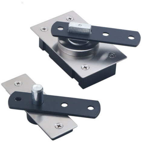 Charnières de Porte Charnières Robustes pour Portes en Bois Arbre à 360 Degrés Acier Inoxydable Système de Charnière à Pivot pour Porte Murphy Axe de Porte Pivotant Dissimulé Charnière Pivotan