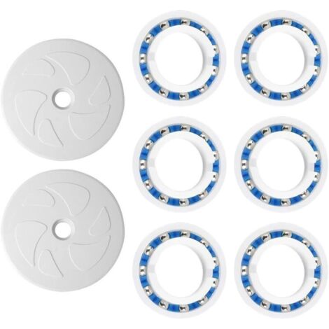 2 roues motrices + 6 roulements pour Polaris C6 C-6 C60 pour nettoyeur de piscine 180 280 Roue de rechange et kit de roulement moteur (1/4)