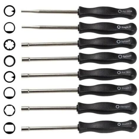 8PCS Tournevis de Carburateur Différents, Ensemble d'Outils de Réglage du Carburateur Réglage du Carburateur pour Moteurs 2 Temps (1/4)