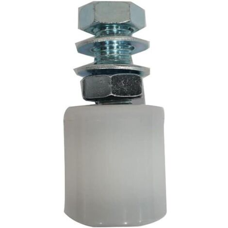 Rouleau de rechange en nylon avec roulements NLZ40X44 Support d'assemblage de rouleaux de guidage de portail coulissant pour portails roulants coulissants