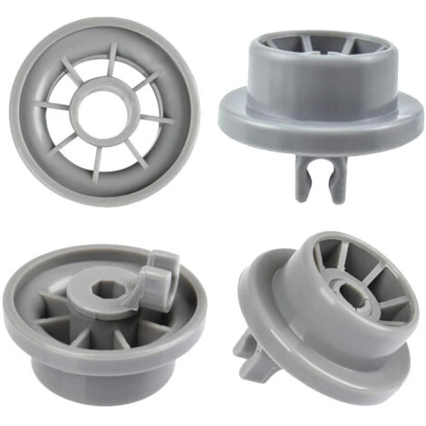 Lot de 4 Roulettes de Lave-vaisselle pour Panier Inférieur, Roues de Lave-vaisselle pour Siemens, Bosch 165314