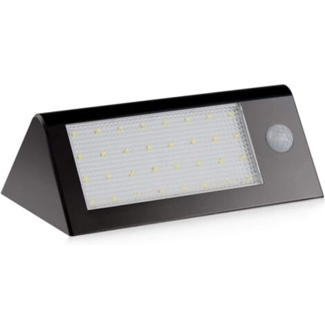 étanche IP65 Super Bright 400 Lumens 32 LED lampe solaire détecteur de mouvement, Lumière de sécurité pour Porte, Entrée, Chemins, jardin ,Patios(noir) (1/4)
