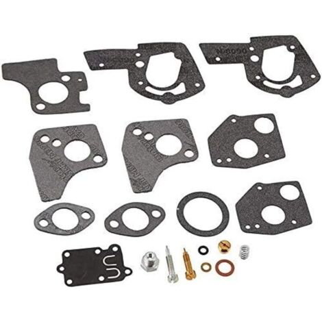 Carbu Kit de Réparation, Membrane et Joints pour Carburateur Pour Briggs & Stratton 3-5 HP, PS 135292, 135292, 135232, 135212, 495606, 494624, 695547, 697014, 697153, 697776, 698083