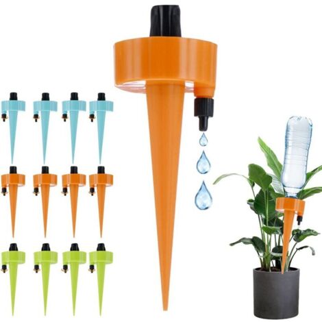 12pcs Kits d'arrosage Goutte à Goutte, Goutte à Goutte Bouteille Irrigation Systèmes d'arrosage Automatique pour Jardin Plantes en Pot D'intérieur Extérieur (1/4)