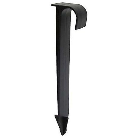 100Pcs Supports De Tuyau De Tube Dn16 Type C Enjeux Au Sol Pour Tuyauterie De Tuyau Pe Raccords D'Irrigation Par Gouttières Connecteurs D'Eau De Jardin (1/4)