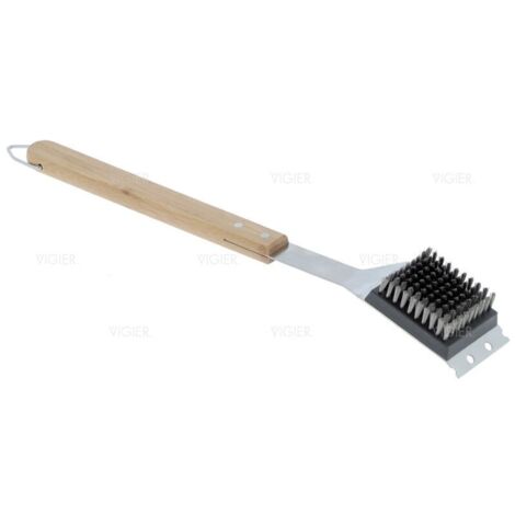 BROSSE INOX 44CM MARQUETTERIE BOIS (1/2)