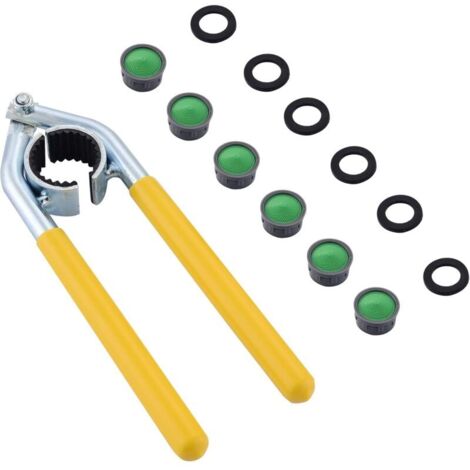 Mousseur Robinet Changer de Clé, Convient aux M24, M22 Filtre Robinet(6 Pièces), Clé Pour Aérateur de Robinet, buses pour retirer et remplacer les Robinets (1/4)
