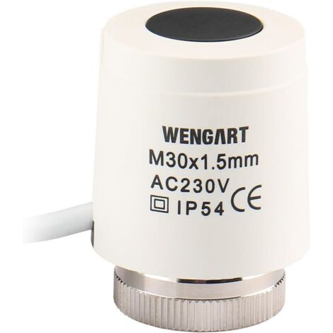 Actionneur pour Chauffage Par le sol WG2209,Normalement Ouvert AC230V Filetage M301,5, Marche et Arrêt Visibles (1/4)
