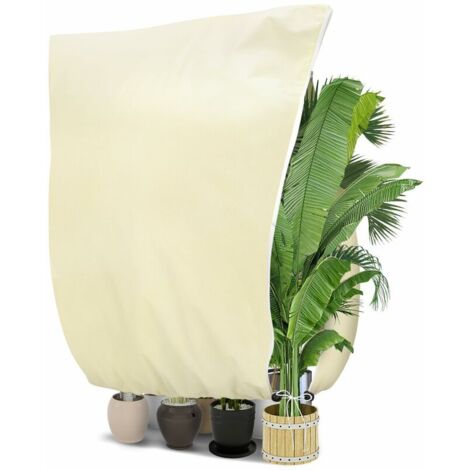 1PCS 240x200cm Housses de Protection pour Plantes, Sac de Protection pour Plantes avec Fermeture éclair et Cordon de Serrage Protection (1/4)