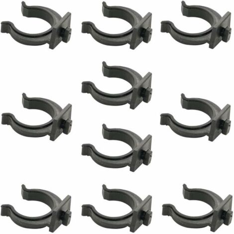 10x clip à baïonnette pour plinthe meuble tube pied cuisine salle bain piétement (1/2)