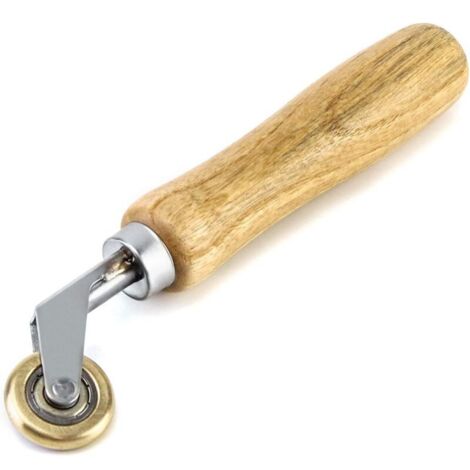 Laiton Rouleau Presseur de Anti-Haute Température pour Papier Peint d'Angle Intérieur, Aplatir Membrane Imperméable, Bache (6 mm) (1/4)