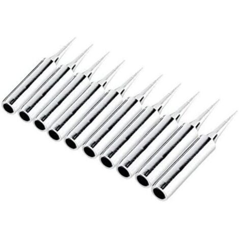 10Pcs 900M-T-I Pointe de Fer à Souder en Cuivre Plaqué Nickel - Fer pour Station de Soudage Forme I (1/4)