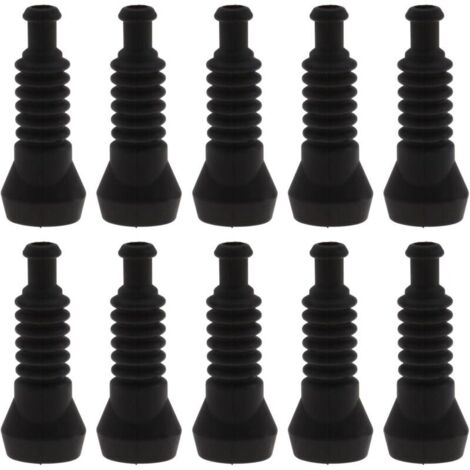 10pcs 2 Voies Connecteur de Voiture Manchon de Démarrage Ètanche Connecteur Anti-poussière de Fil Èlectrique de Voiture Manchon de Botte Couvercle de Capuchon de Prise en Silicone (1/4)
