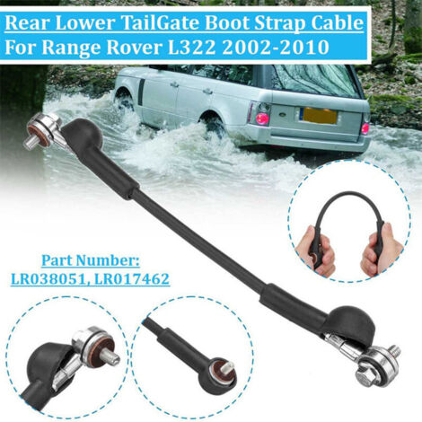 RANGE ROVER L322 SANGLES DE BOTTE DE HAYON INFÉRIEUR ARRIÈRE X2, CÂBLES (2002-2010) LR038051 (1/3)