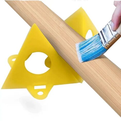 Ensemble de supports pyramidaux 20 pièces Supports triangulaires, outil de peinture, tampons de peinture Triangle, pieds pour le travail du bois, accessoires de charpentier (1/3)