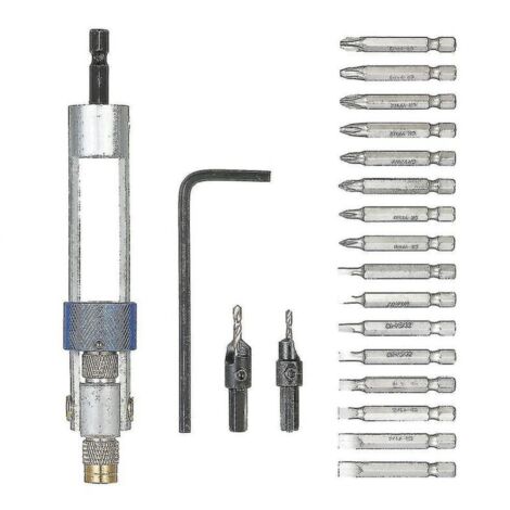 Tournevis en acier au Chrome-vanadium, mèches, clé Allen, ensemble d'outils manuels, 20 pièces (1/3)