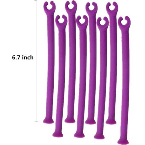 Verre Support pour Lave-Vaisselle Lot de 8 Pourpre – Silicone Verre à vin Support au Lave-Vaisselle – Nettoyer sans Danger Verres sans Polissage – Cuisine Gadget (1/3)