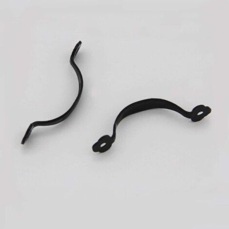 10 RéTro Poignées Poignee de Meuble Bouton de Porte Poignee Entraxe Rustiques en Alliage de Zinc Pour Cuisine Porte de Grange Jardin Remise Tiroir D'Armoire En Bois(80MM) (1/3)