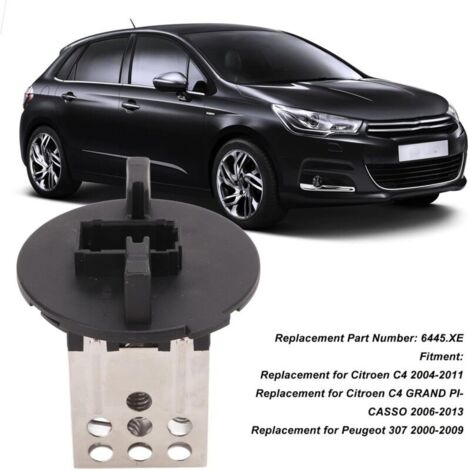 Résistance Du Ventilateur AC Équilibré Module de Contrôle Convient pour C4 Grand 2006-2013, Haute sensibilité Résistance Ventilateur Chauffage pour l'environnement Automobile Alliage Méta (1/3)