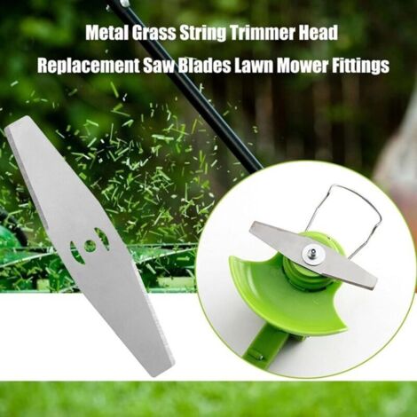 Lot de 5 Lames de Rechange pour Coupe Herbe, Acier, Lames de Tondeuse À Gazon en Acier Avec Lames Tranchantes, Lames de Tondeuse Électrique pour Coup (1/3)
