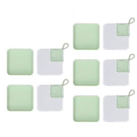 Coffret de rangement en plastique transparent pour maquillage et ongles - 5 petits contenants portables (1/3)