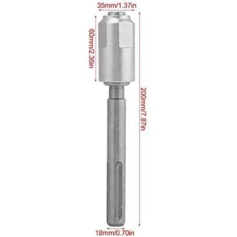 Adaptateur SDS Max à SDS Plus Mandrin De Perceuse 40 Tige De Convertisseur En Acier Chromé Outil De Serrage Rapide Pour Toute Perceuse SDS Max Standard (1/3)