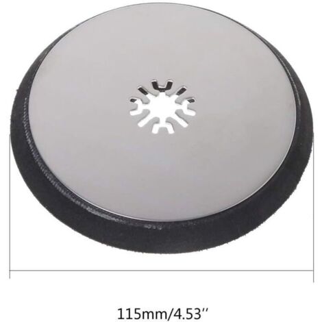 Tapis de ponçage Rond Multi-Outils oscillant de 115 mm pour Fein Multimaster Chicago Bosch (1/3)