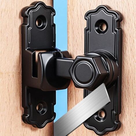 Verrous Et Loquets Pour Portes De Grange,Loquets pour Portes de Grange - Attaches Renforcées Anti-Rouille Pour Placard, Salle De Bain, Portail Et Garage (1/3)