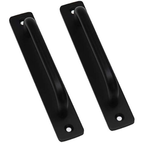 Poignées de porte 2 pièces poignées de porte coulissante poignée de porte d'armoire poignée de porte en aluminium poignée de porte de balcon avec vis (210 X 25 Mm) (1/3)