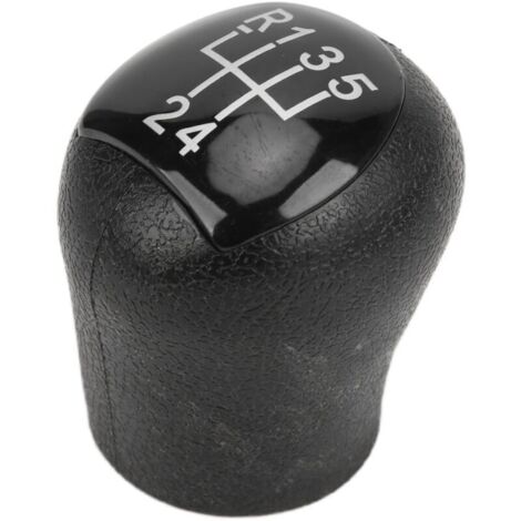 Pommeau de levier de vitesse de voiture anti-usure et résistant à la corrosion pour KANGOO 2006-2008Noir (1/3)