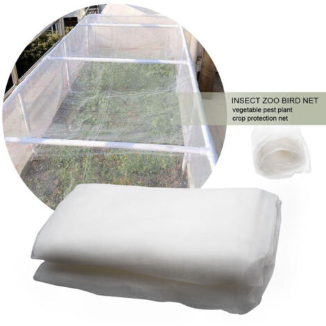 Filet anti-insectes pour plantes, couverture anti-insectes, filet en nylon anti-poussière, serre à légumes, filet anti-oiseaux, filet pour verger de jardinage (2,5 6M) (1/3)