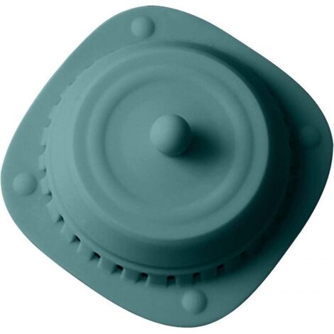 3 pièces accessoire d'évier couvercle de drain de sol en silicone, attrape-cheveux en silicone avec ventouse, attrape-cheveux de vidange de baignoire avec ventouse pour salle de bain (1/3)