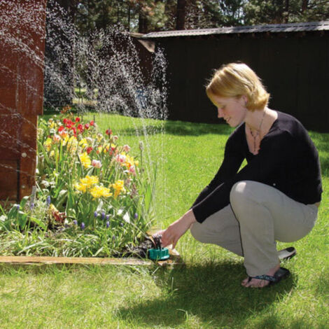 Arroseurs de jardin automatiques à 360 degrés arrosage herbe pelouse buse rotative système d'arrosage rotatif fournitures de jardin sprinkervalve (1/3)