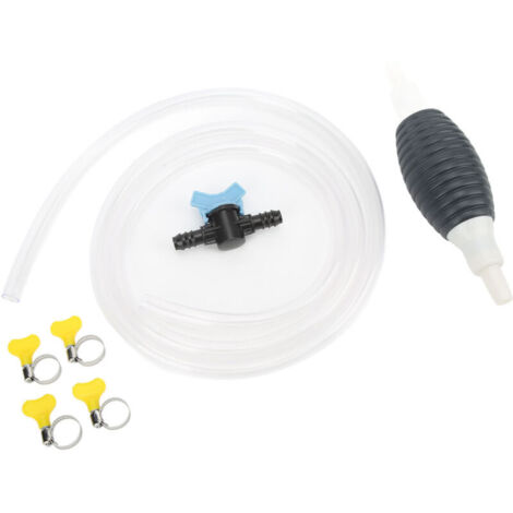 Pompe à siphon de transfert de carburant liquide avec tuyau de 2 m Aspiration manuelle universelle pour diesel Essence Eau Liquides (1/3)