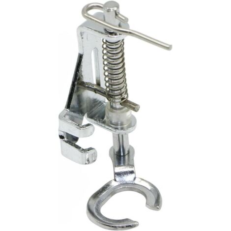 Pied-de-biche métallique à extrémité ouverte pour quilting libre - convient à tous les pieds-de-biche à basse pression des machines à coudre de marques telles que Singer, Brother, Pilot, Orlup, Jamie